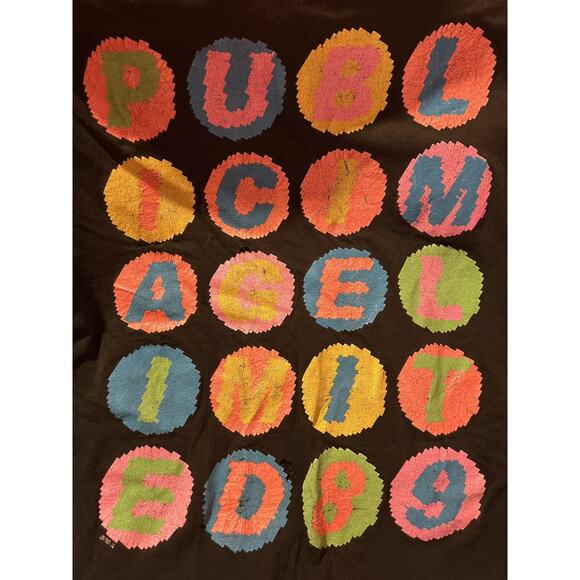 Public Image Ltd vintage 1989 tour shirt - authentic - Picture 6 of 6